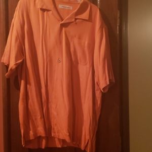 Tommy Bahama XL orange button down